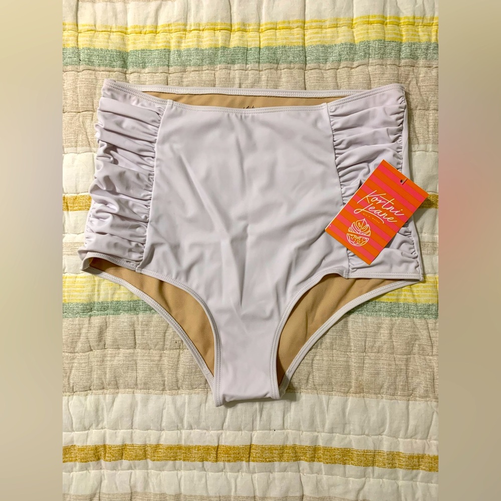 Kortni Jeane high-waisted swim bottoms
